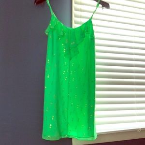 Size small 98% silk 2% metallic dress